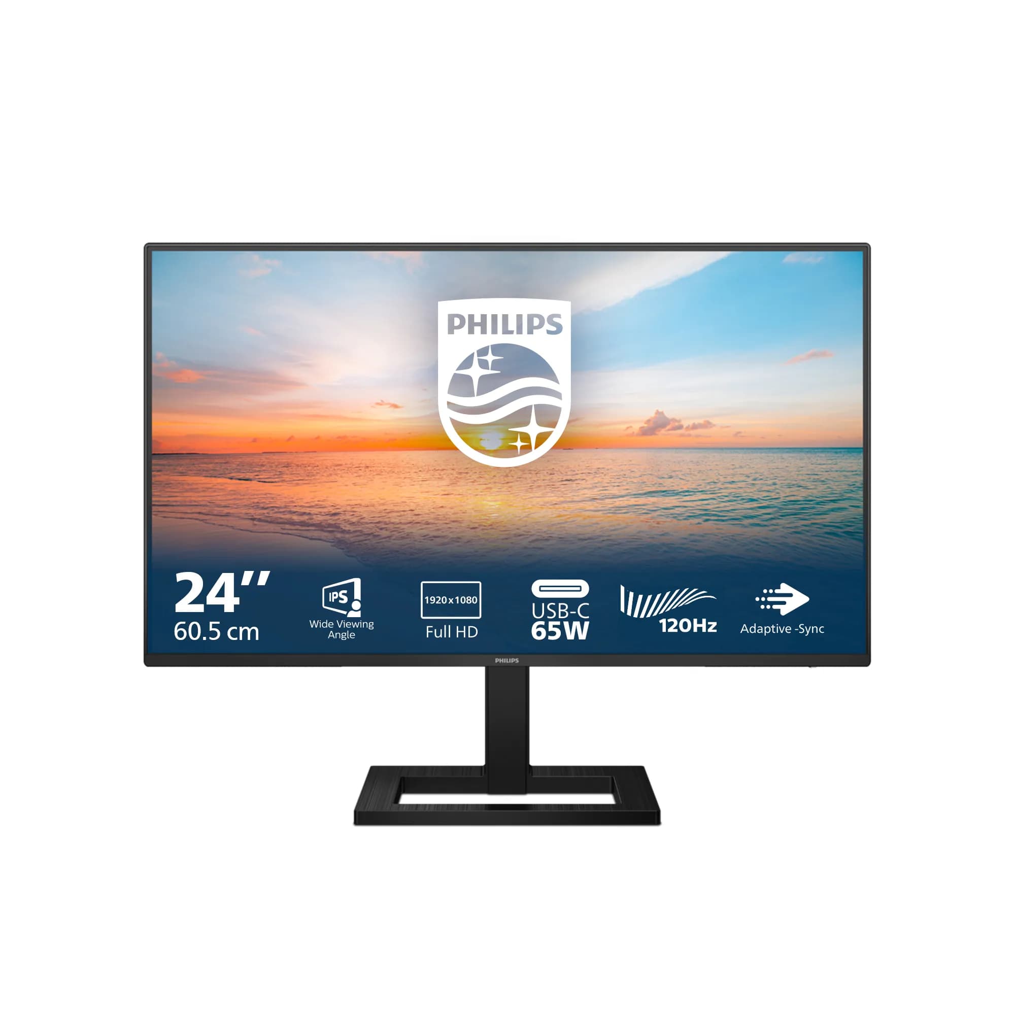 Philips 24E1N1300AE/23 23.8" Full HD, IPS -näyttö, USB-C hub