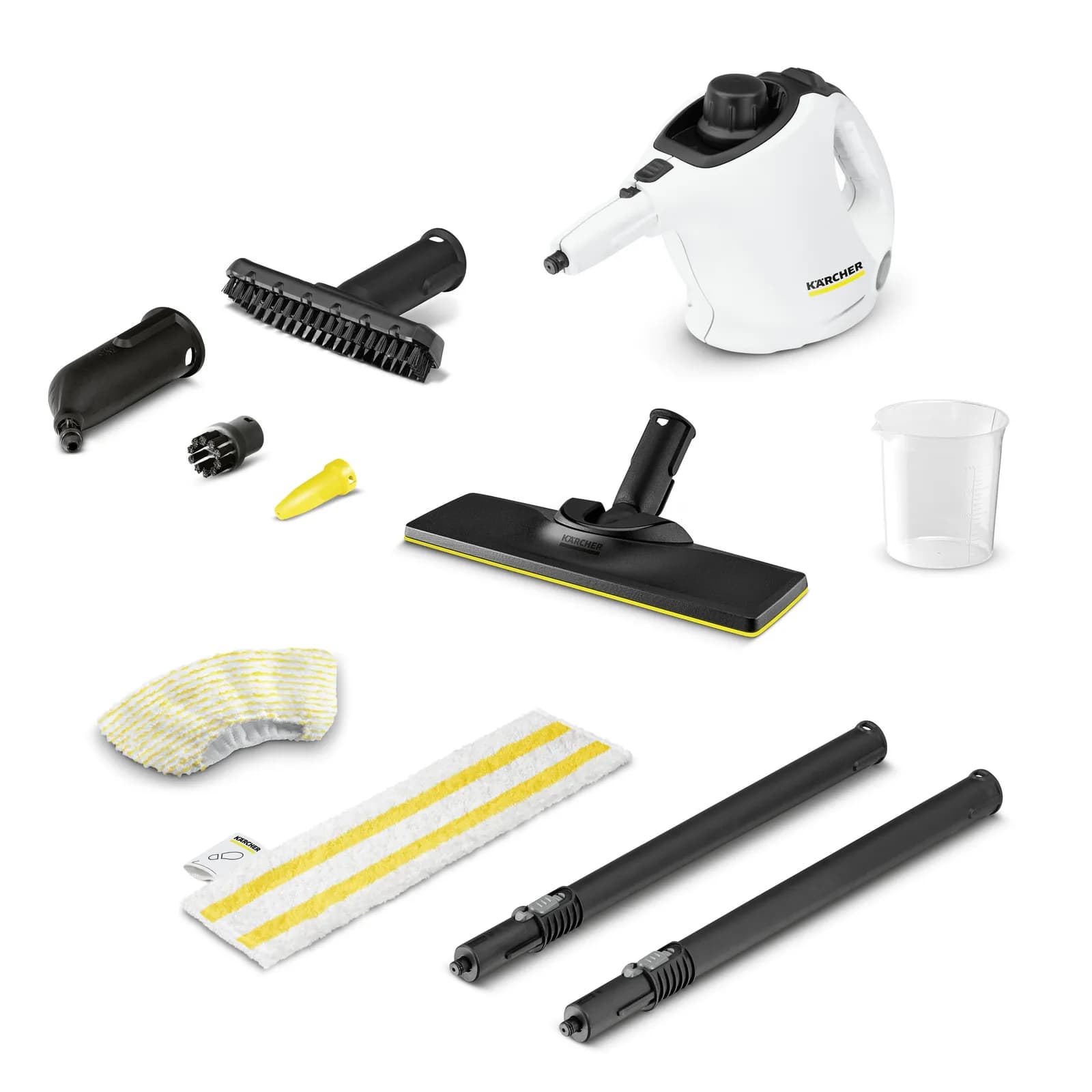 Kärcher SC 1 EasyFix Höyrypuhdistin 1200W 3 bar 0,2L Musta/Valkoinen