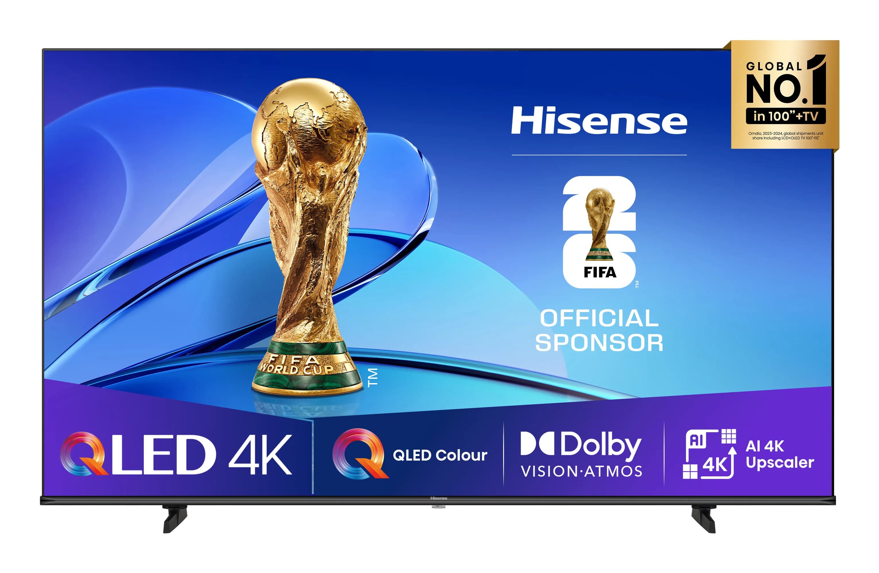 Hisense 55E7Q 55" 4K QLED VIDAA OS TV, 60 Hz, Dolby Vision, HDR10+