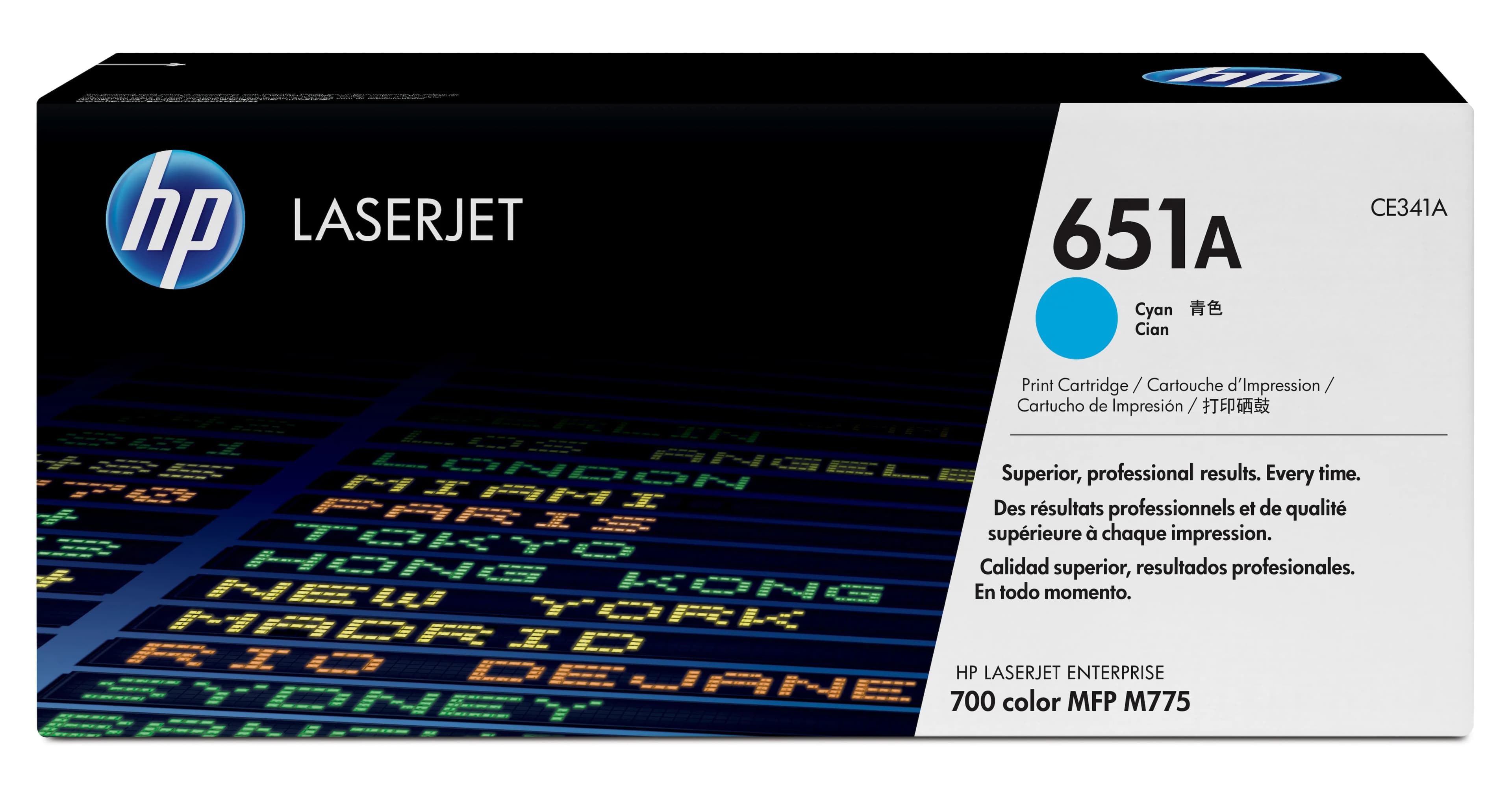 HP 651A -laservärikasetti, cyan