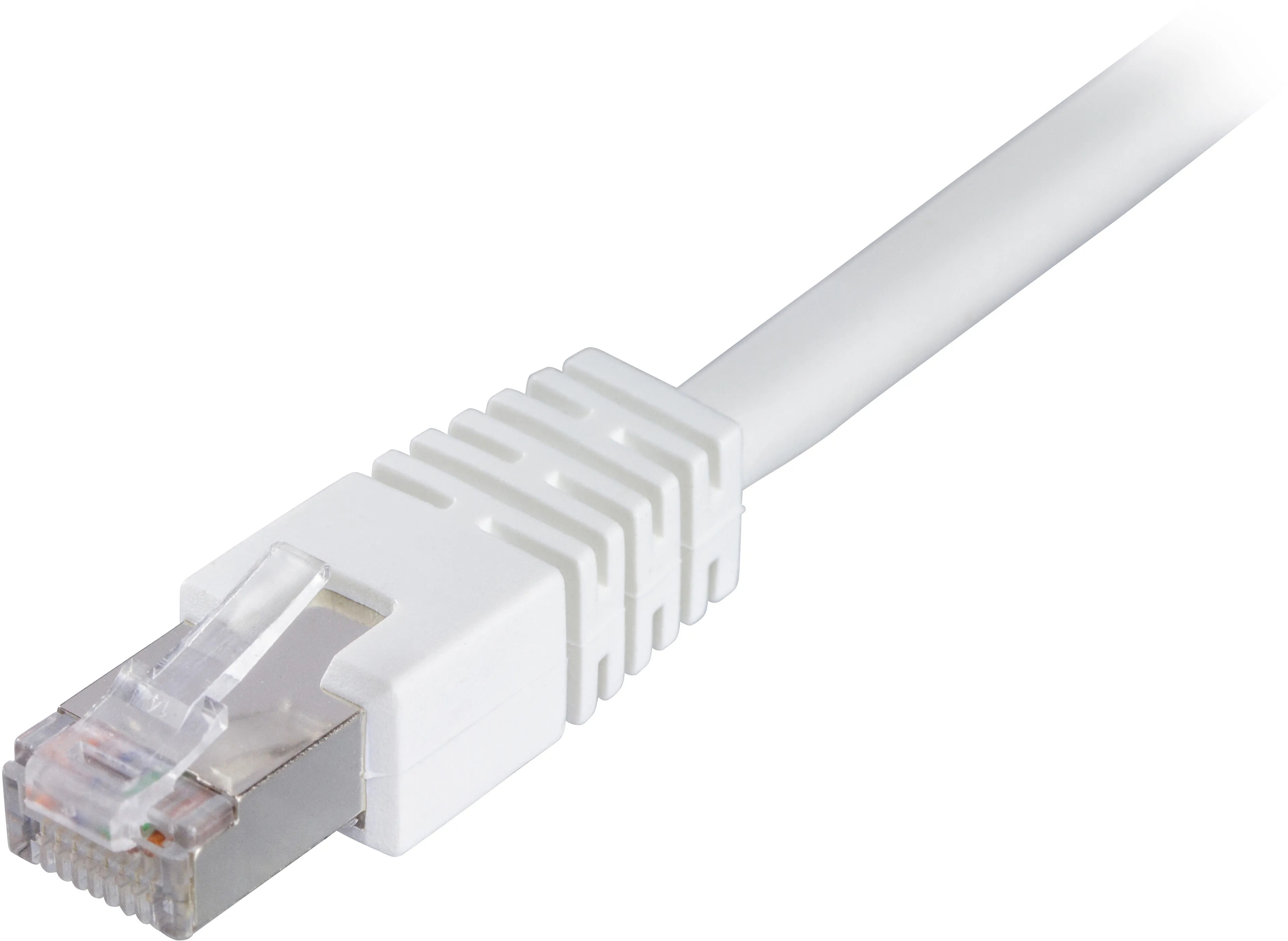 Deltaco Cat6 F/UTP LSZH RJ45 30m -verkkokaapeli, valkoinen
