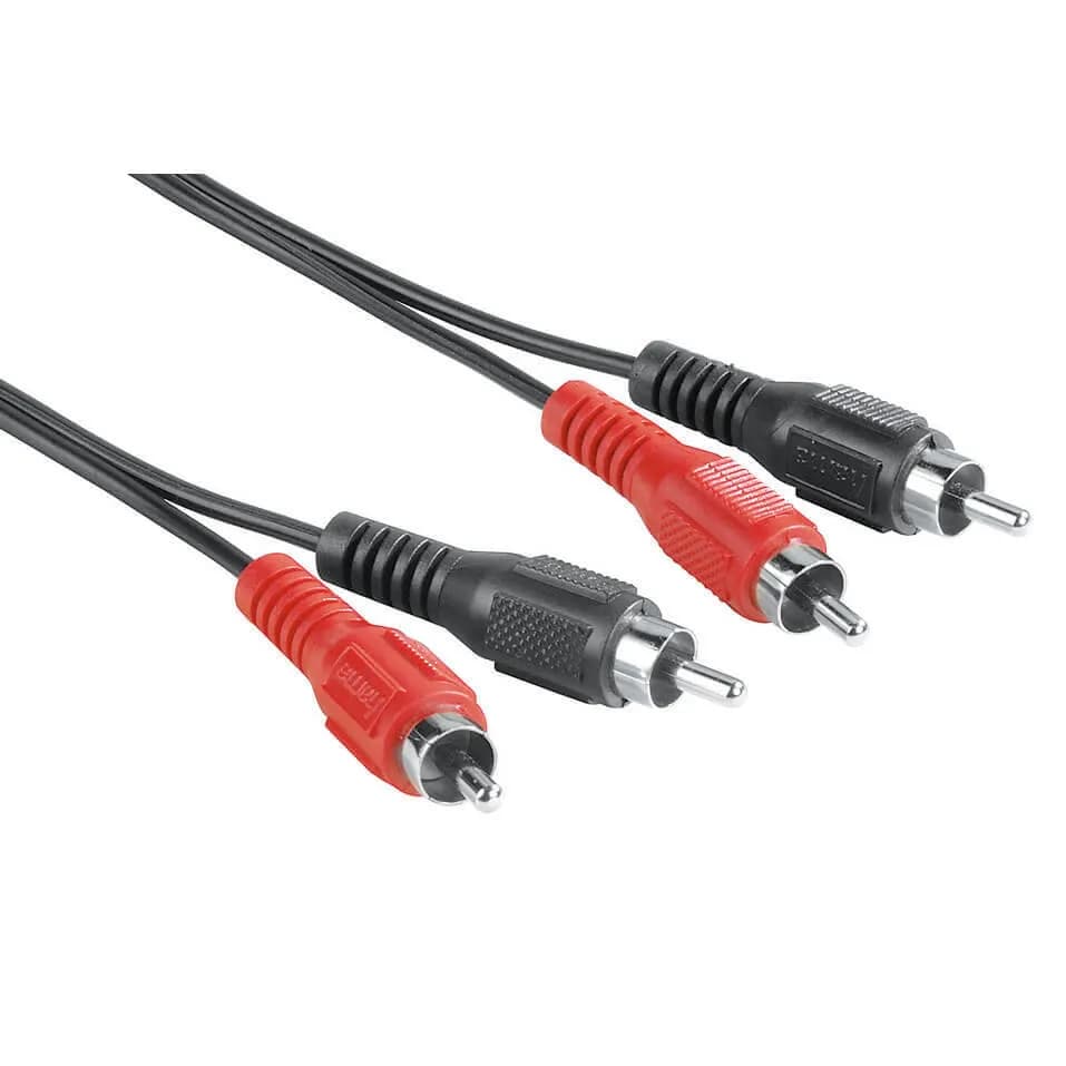 Hama EXXTER 2x RCA -audiokaapeli, 2,5 m