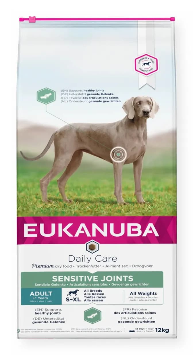 Eukanuba Daily Care Sensitive Joints, Koiran kuivaruoka, Adult, 12 kg