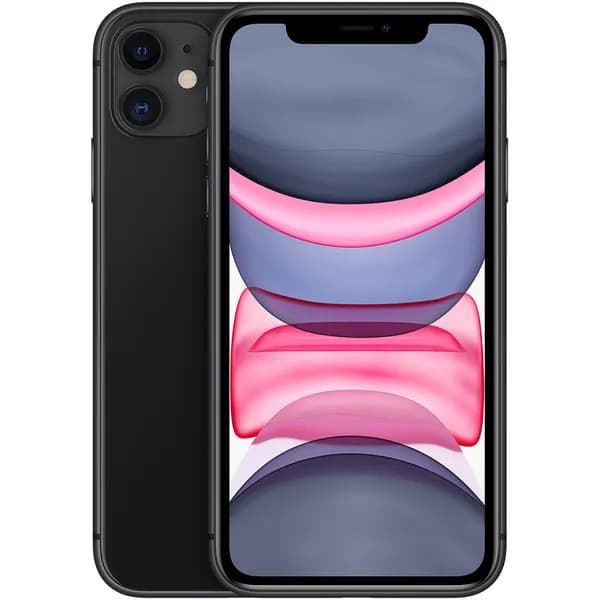 Kunnostettu iPhone 11 128 Gt, musta (Tyydyttävä kunto)