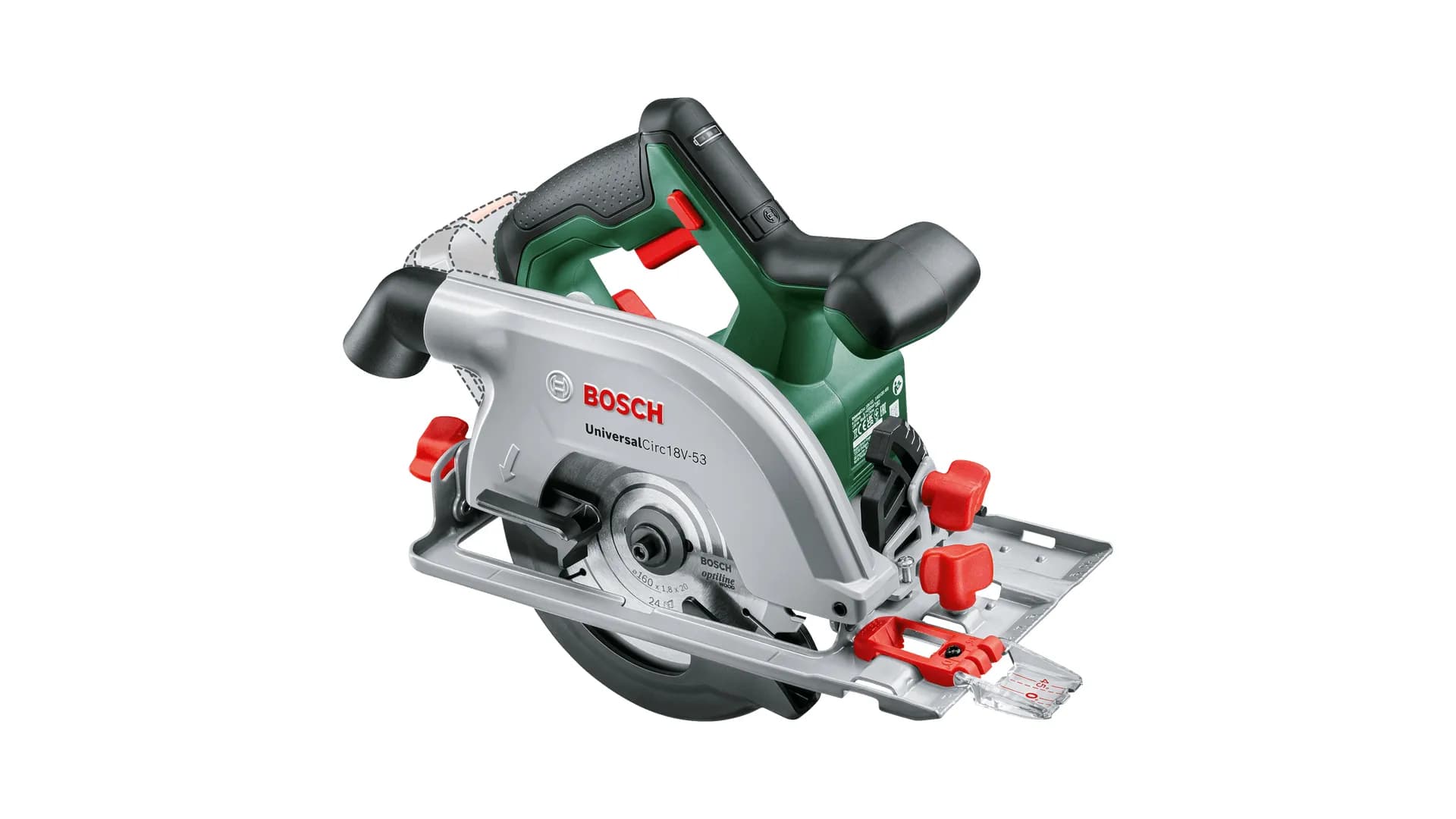 Bosch UniversalCirc 18V-53 Solo -akkupyörösaha (ilman akkua)