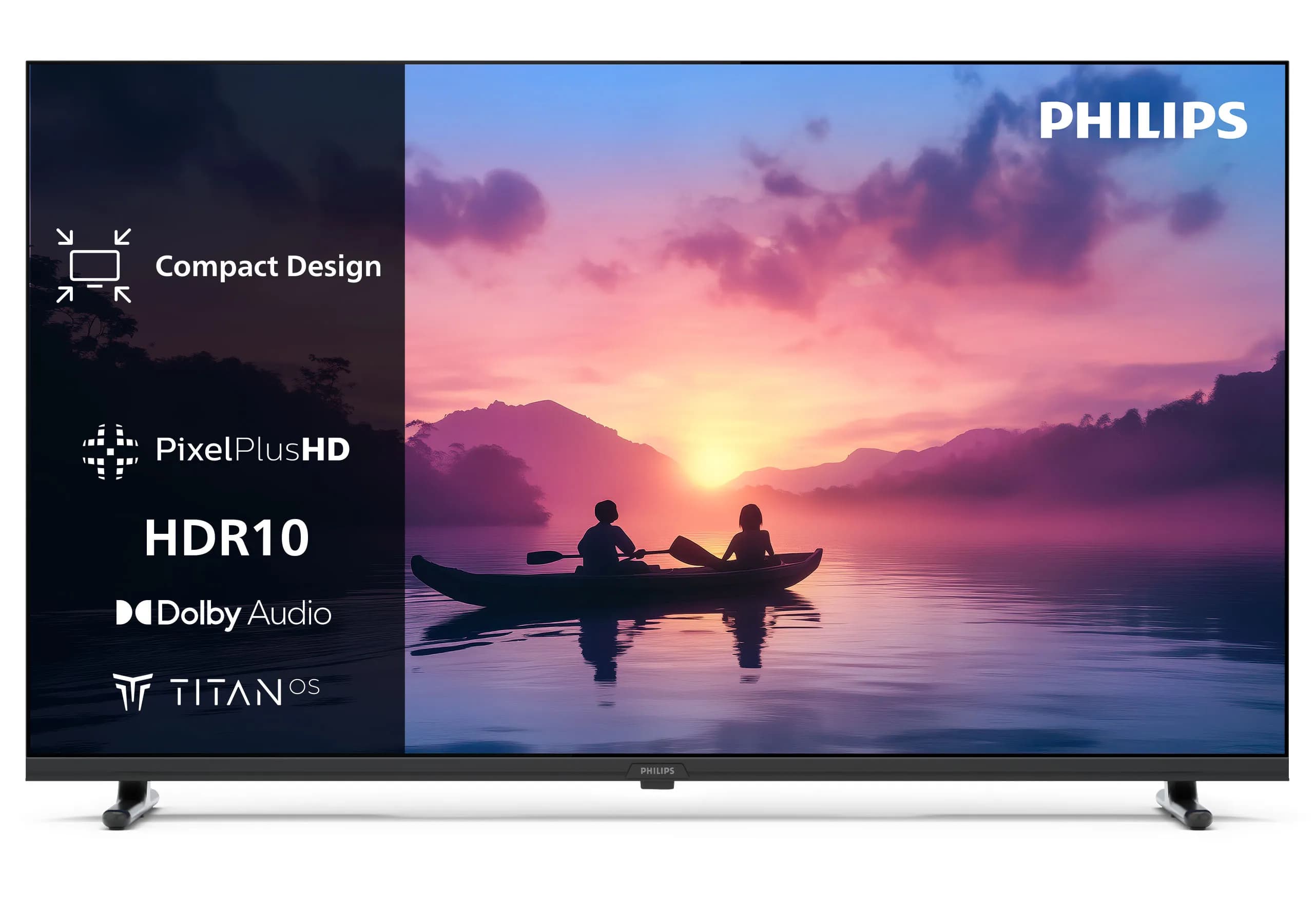 Philips 24PHS6000 24" HD LED Titan OS TV, 60 Hz, HDR10, HLG