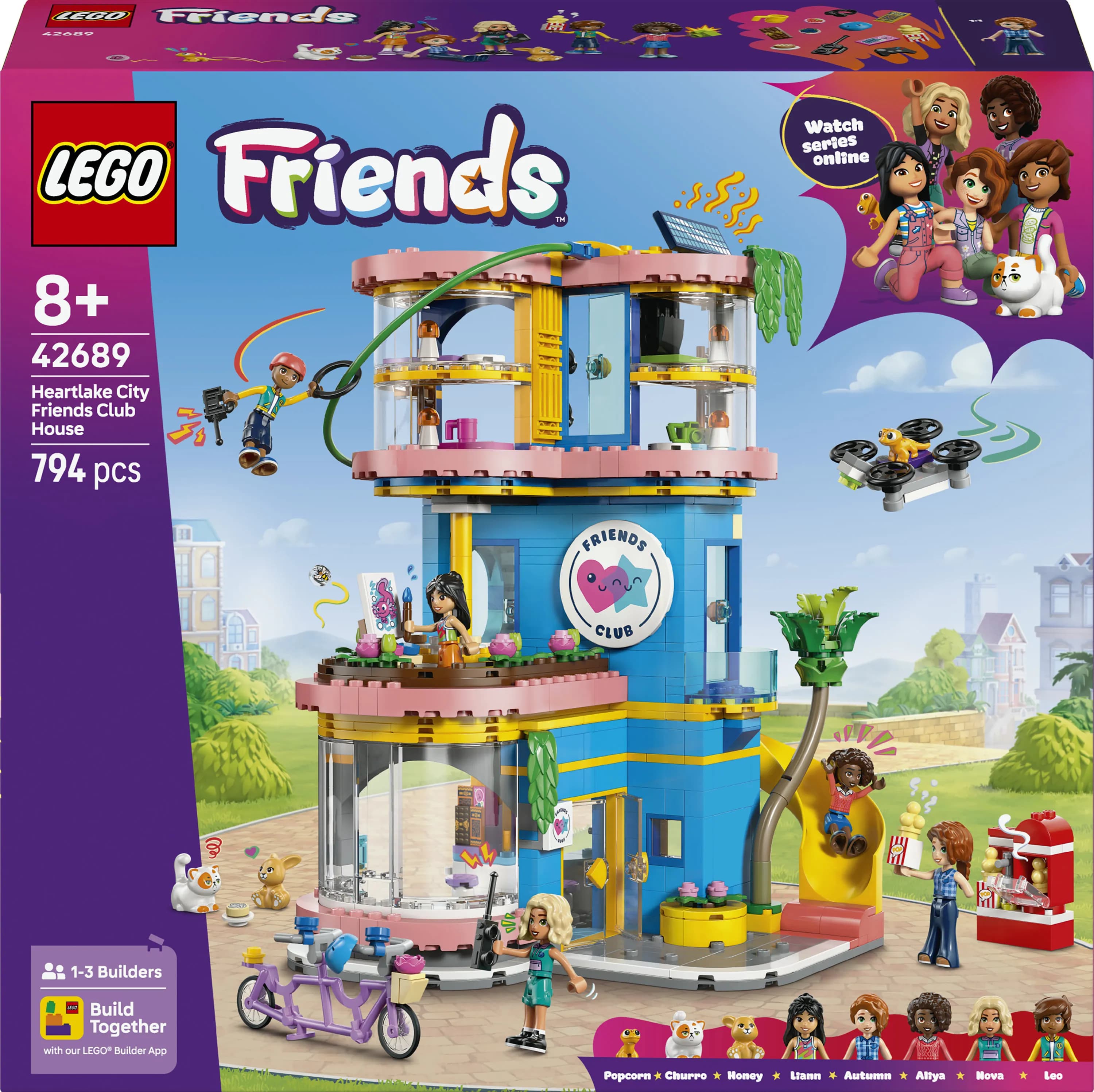 LEGO Friends Heartlake Cityn ystävysten kerhotalo 42689