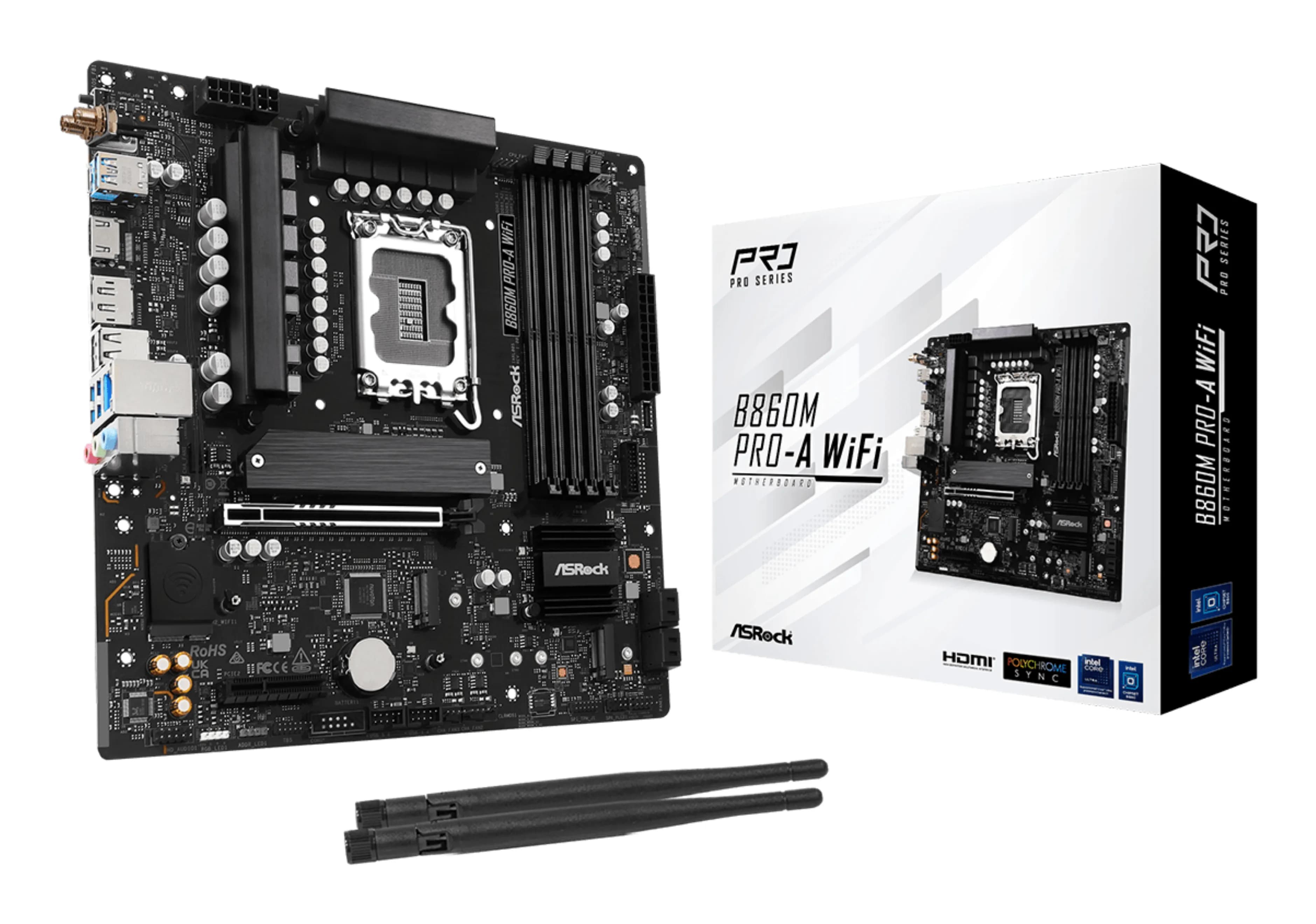 ASRock B860M Pro-A WiFi LGA1851 mATX -emolevy
