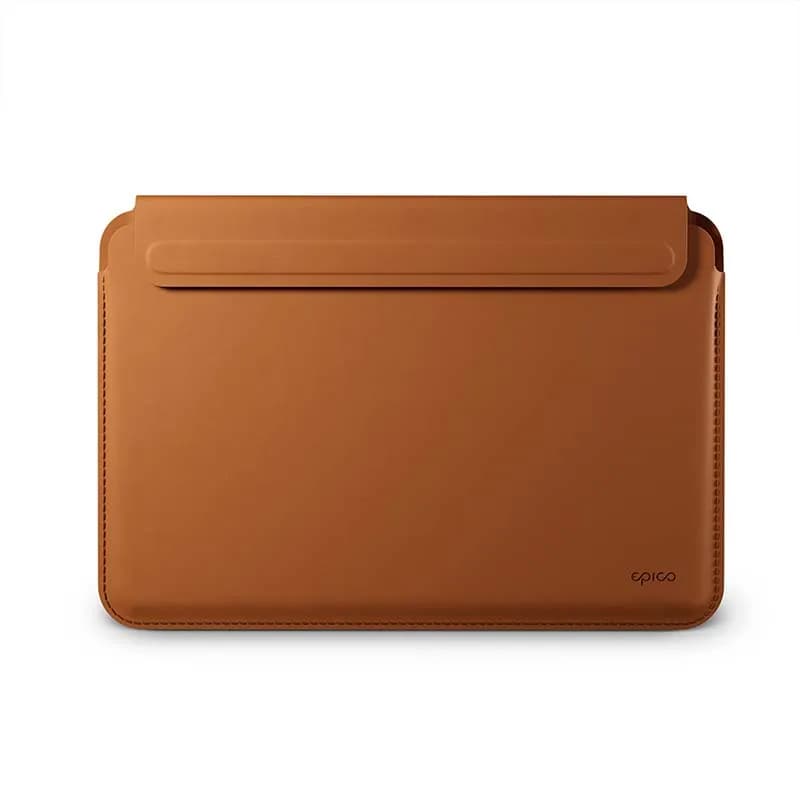 EPICO Leather Sleeve MacBook Air/Pro 13,3" -malleille - ruskea
