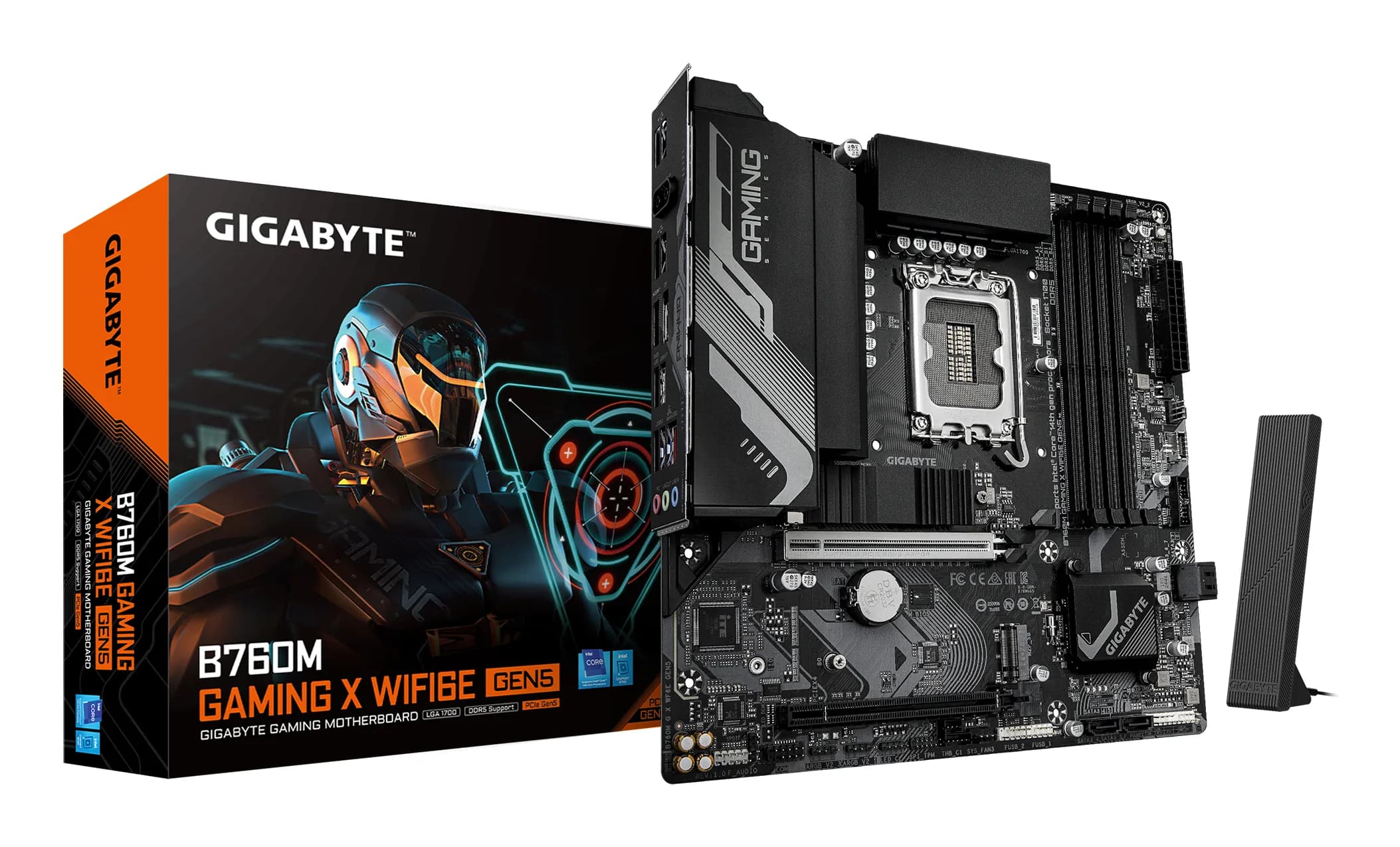 Gigabyte B760M GAMING X WIFI6E GEN5 LGA1700 mATX -emolevy