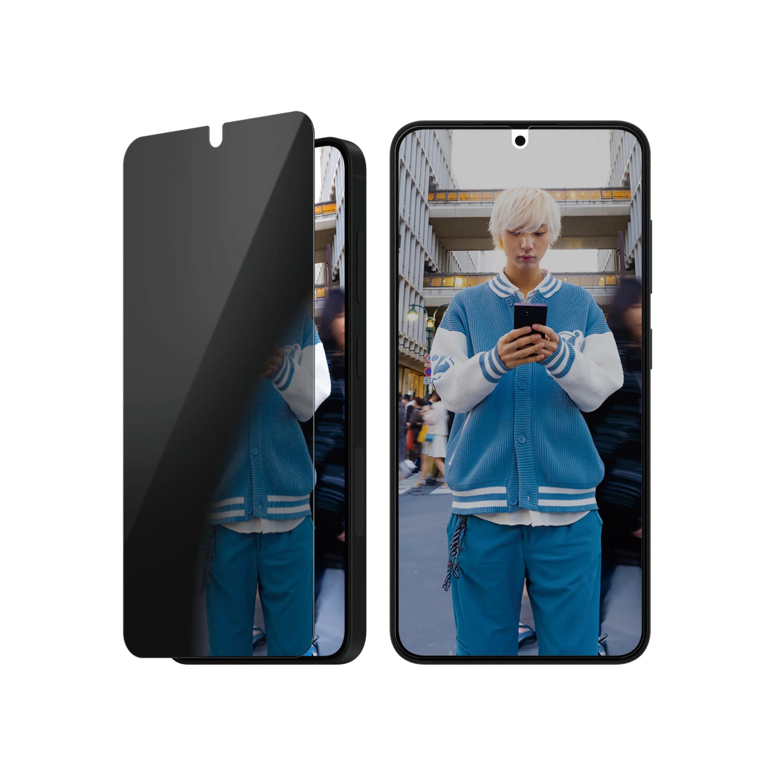 PanzerGlass Ultra-Wide Fit Alignerkit Galaxy S25 -panssarilasi, Privacy