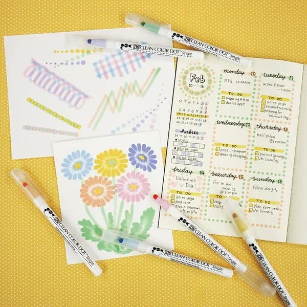 Zig Clean Color DOT 6 color set