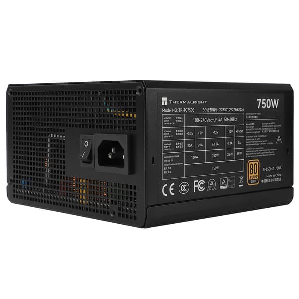 Thermalright TG-750S 750W -virtalähde, 80 Plus Gold