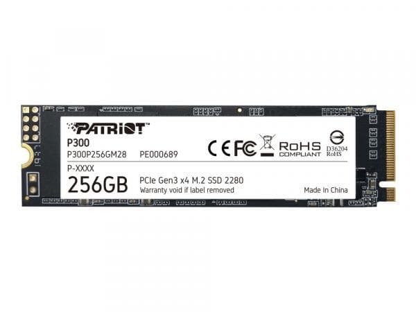Patriot P300 256 Gt M.2 PCIe 3.0 NVMe -SSD-levy