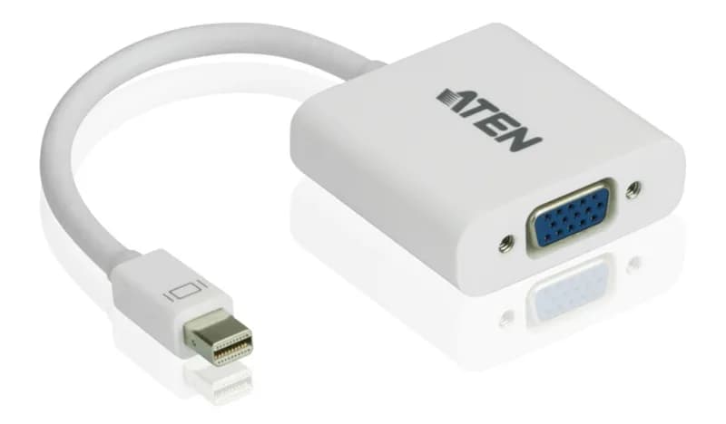 Aten  mini DisplayPort – VGA -adapteri, Valkoinen