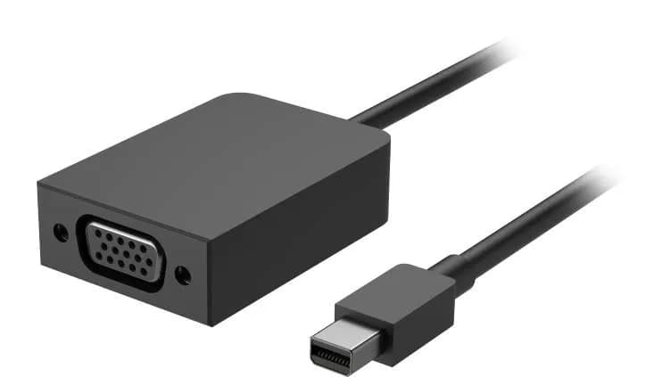 Microsoft  mini DisplayPort – VGA -adapteri, Musta