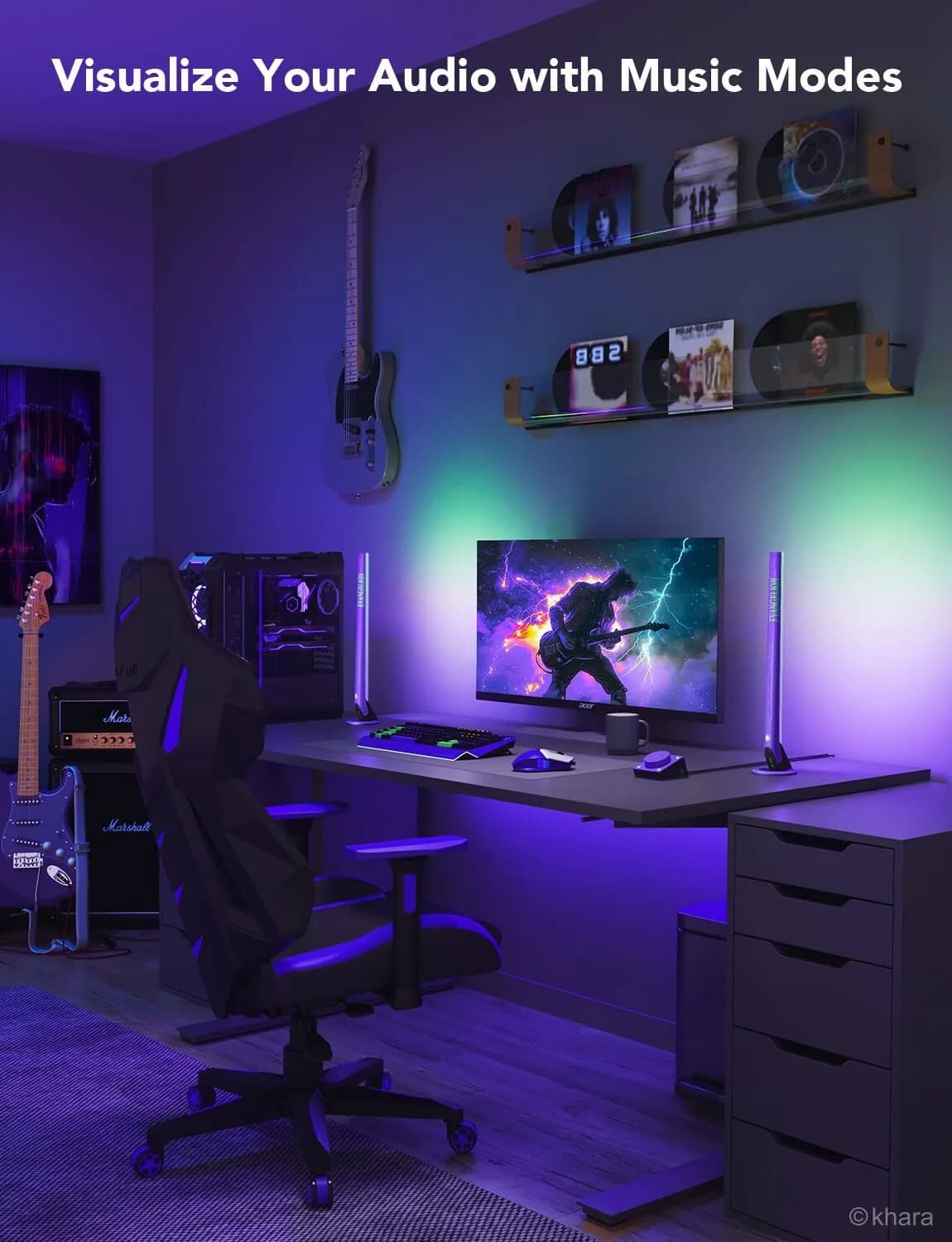 Govee Gaming Smart Light Bars -pelivalot