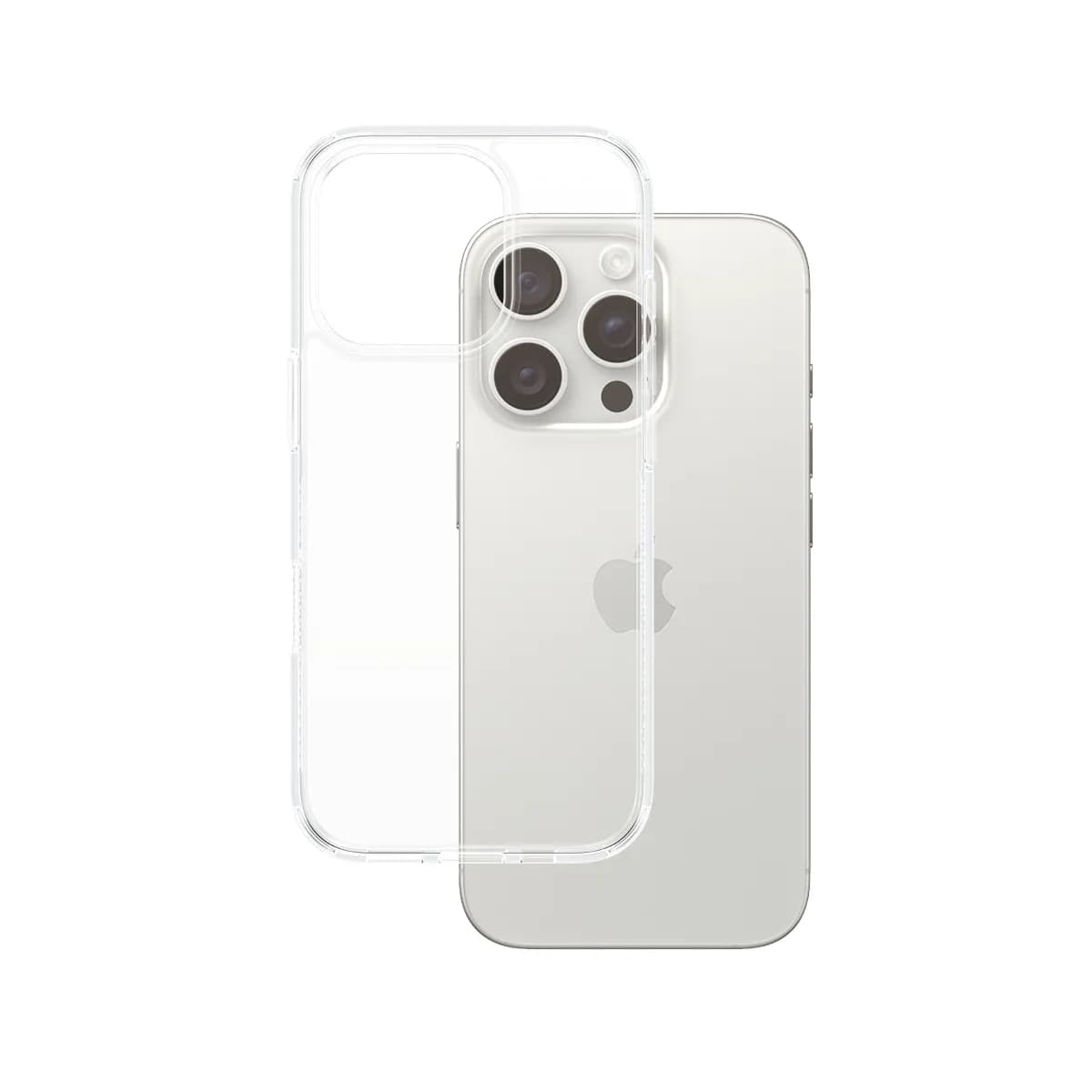 PanzerGlass iPhone 16 Pro HardCase -suojakuori, Läpinäkyvä