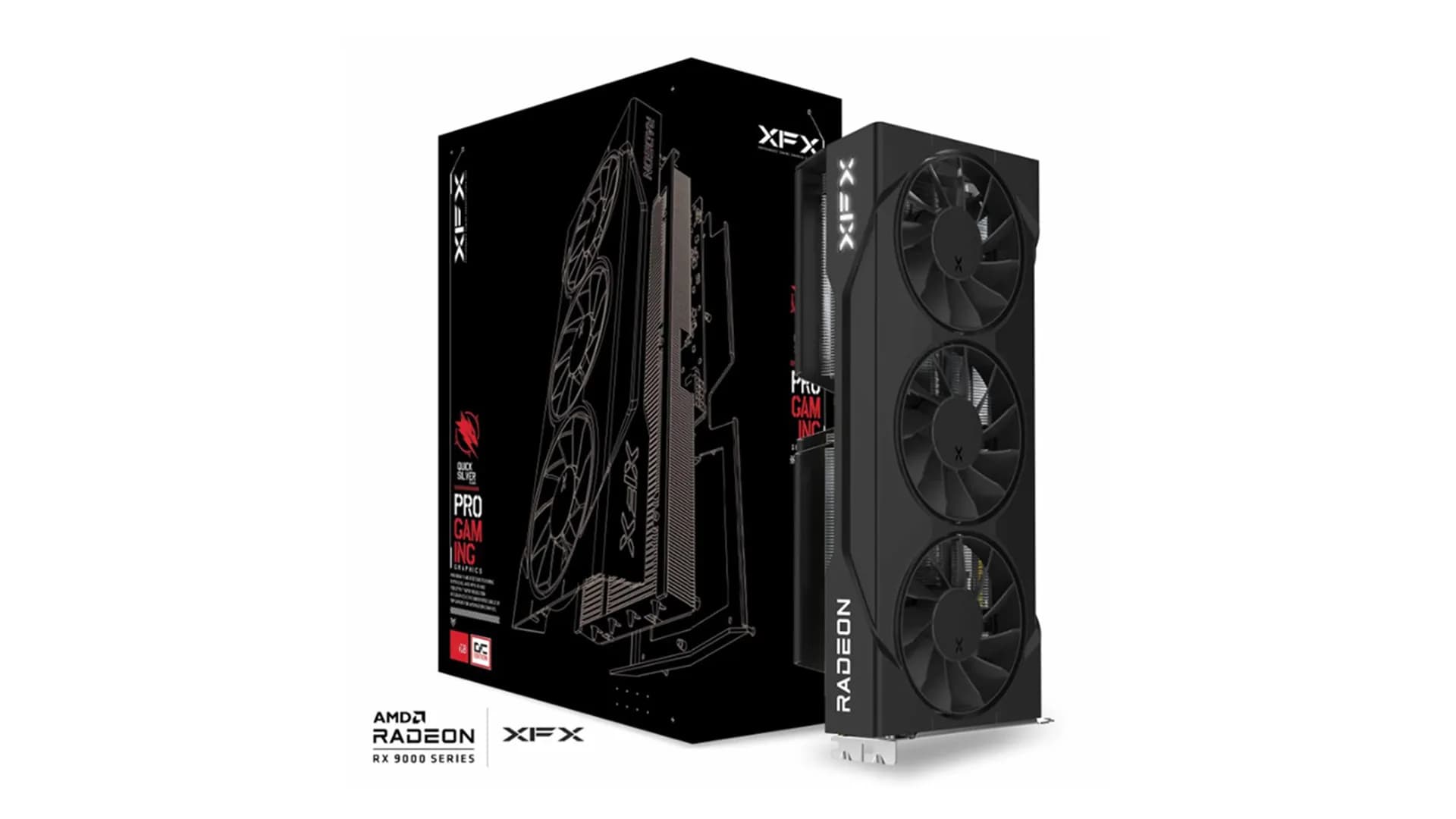 XFX Radeon RX 9060 XT Swift 16 Gt OC -näytönohjain