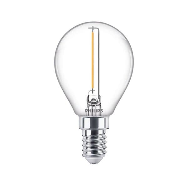 Philips LED E14 Klot 15W Klar 136lm