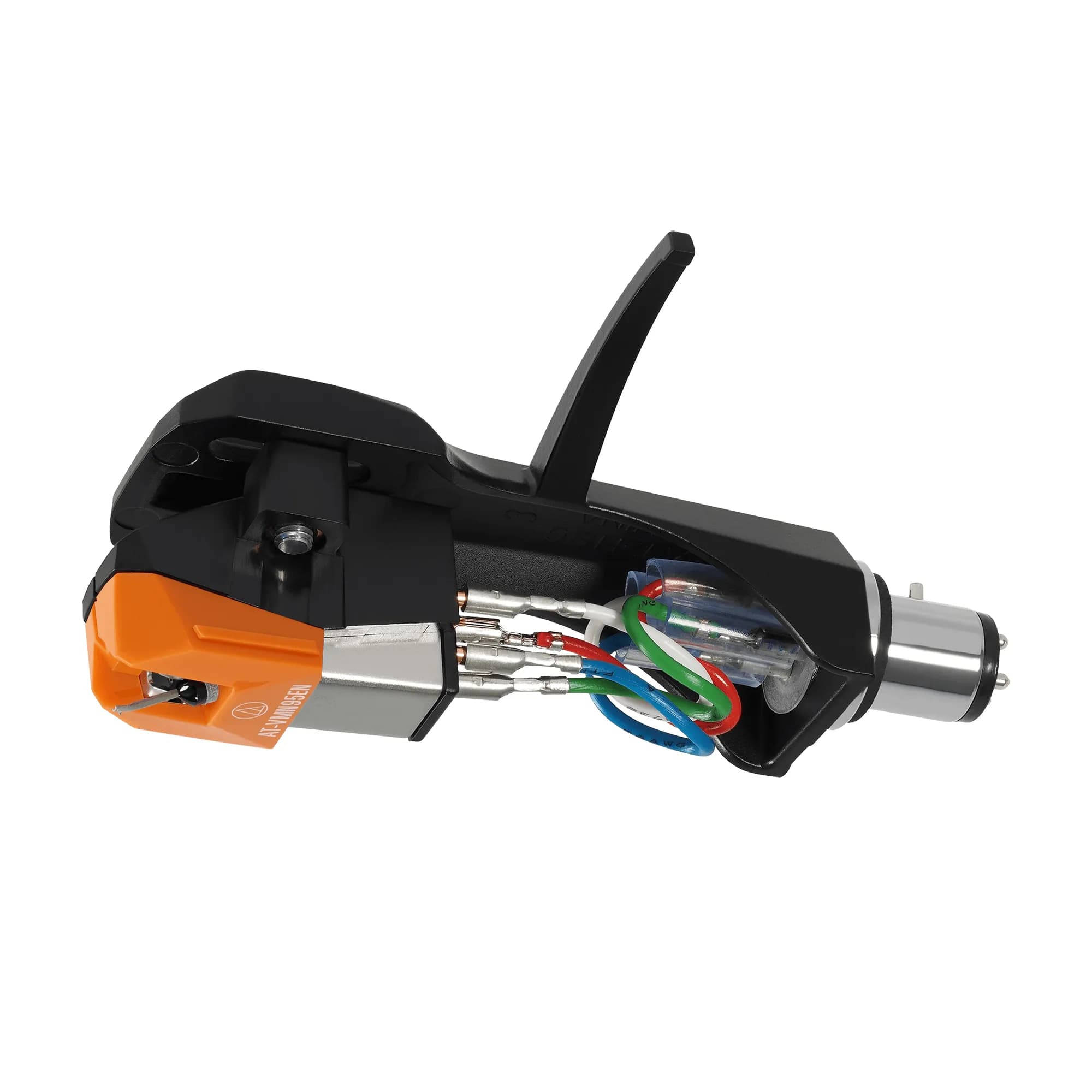 Pickup, tonarmshuvud och eliptisk nål