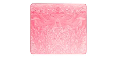 Deltaco Gaming GAM-156-P -pelihiirimatto tikatuilla reunoilla, 450x400 mm, vaaleanpunainen