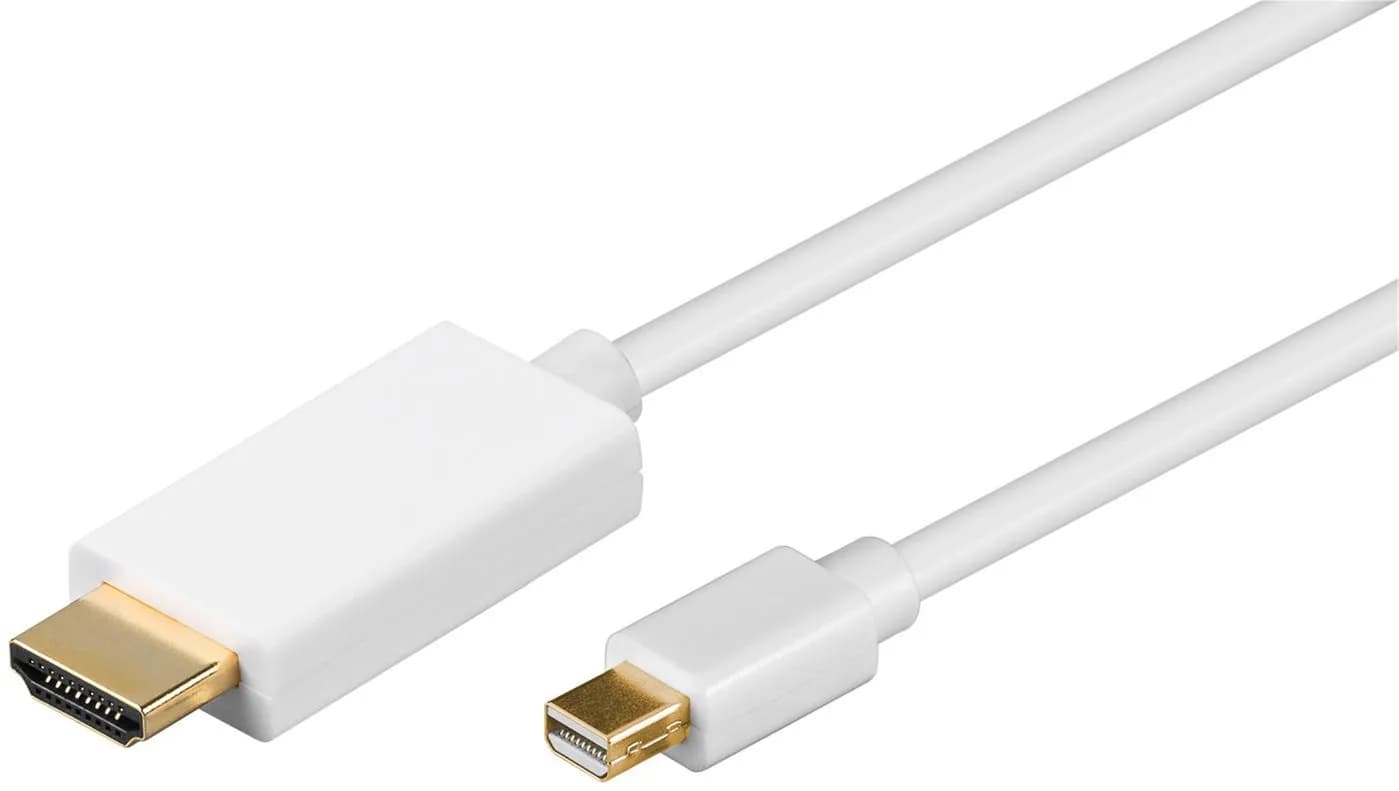 MicroConnect Mini DisplayPort – HDMI -kaapeli, jossa 4K, 3 m, valkoinen