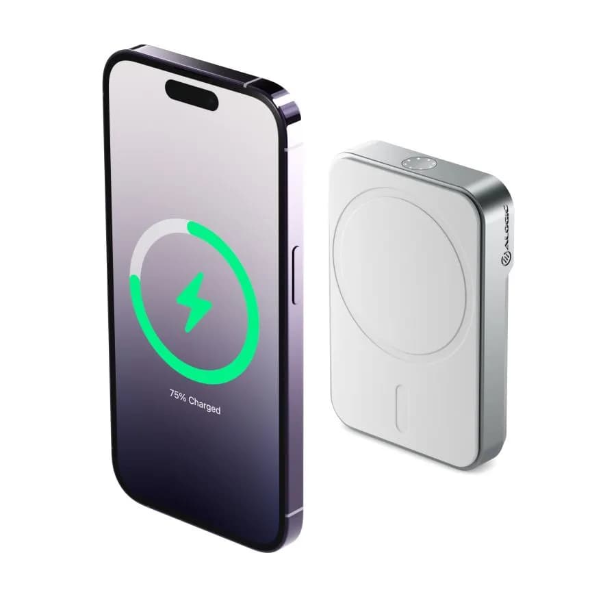 ALOGIC PowerBank MagSafe 5000mAh - Valkoinen