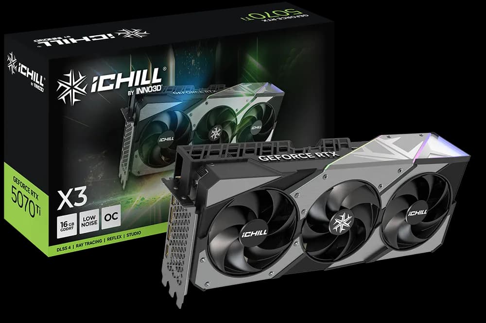 Inno3D GeForce RTX 5070 Ti X3 16 Gt -näytönohjain