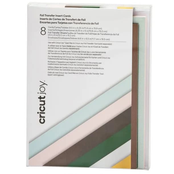 Cricut Joy Foil kortti-insertit A6, Metsä, 8 kpl