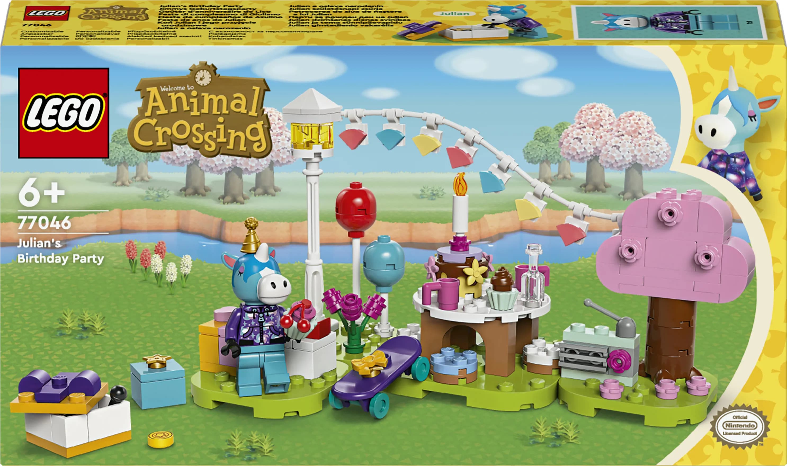 LEGO Animal Crossing Julianin synttärijuhlat 77046