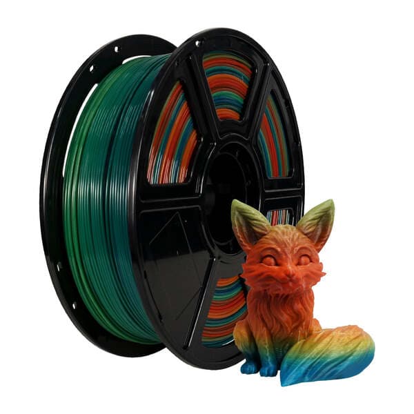 Flashforge PLA 1.75 mm, 1 kg -3D-tulostusfilamentti, Rainbow
