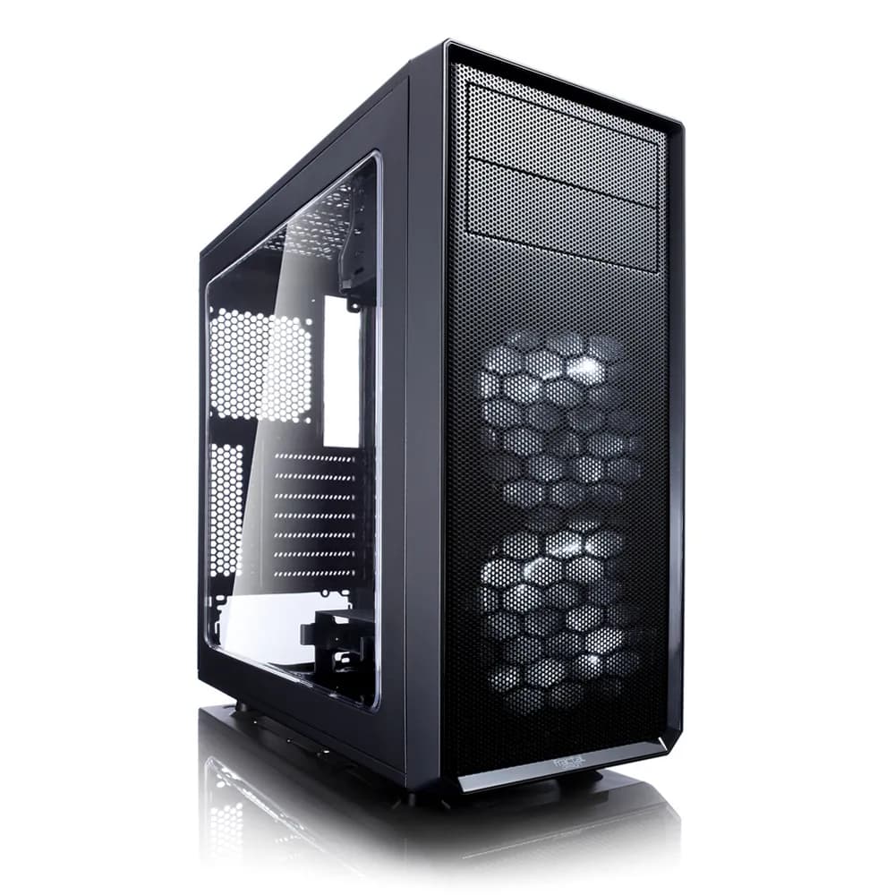 Fractal Design Focus G -miditornikotelo ikkunalla, musta