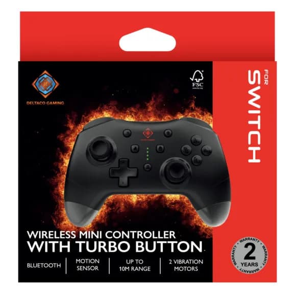 Deltaco Gaming Wireless Mini -langaton miniohjain Switchille (Android, PC)