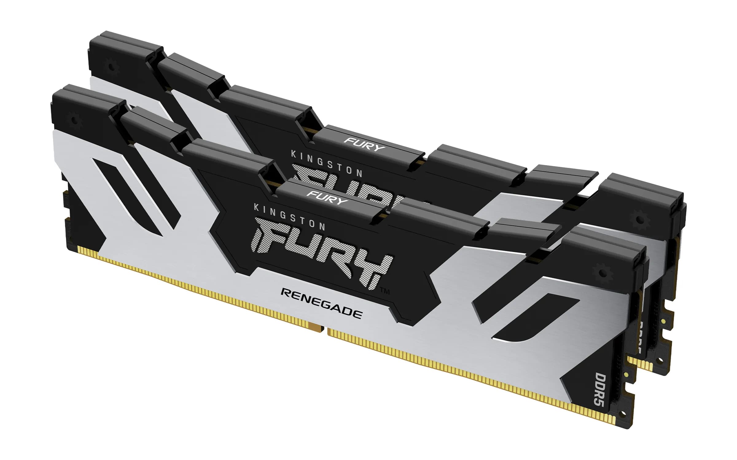 Kingston FURY Renegade 96 Gt (2 x 48 Gt) DDR5 6000 MHz, CL32 -muisti, hopea (XMP)