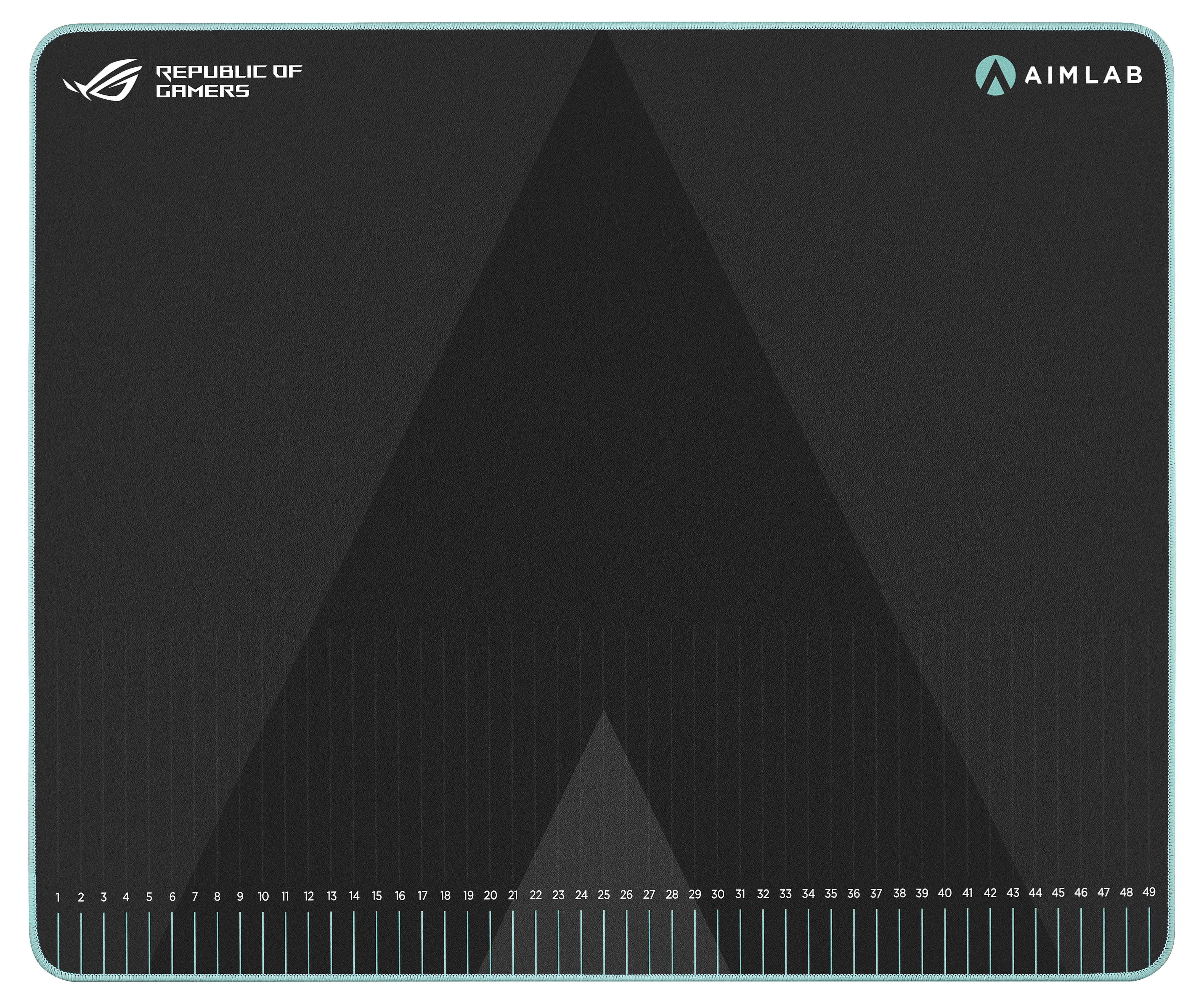 ASUS ROG Hone Ace Aim Lab Edition -pelihiirimatto, 508x420 mm, musta