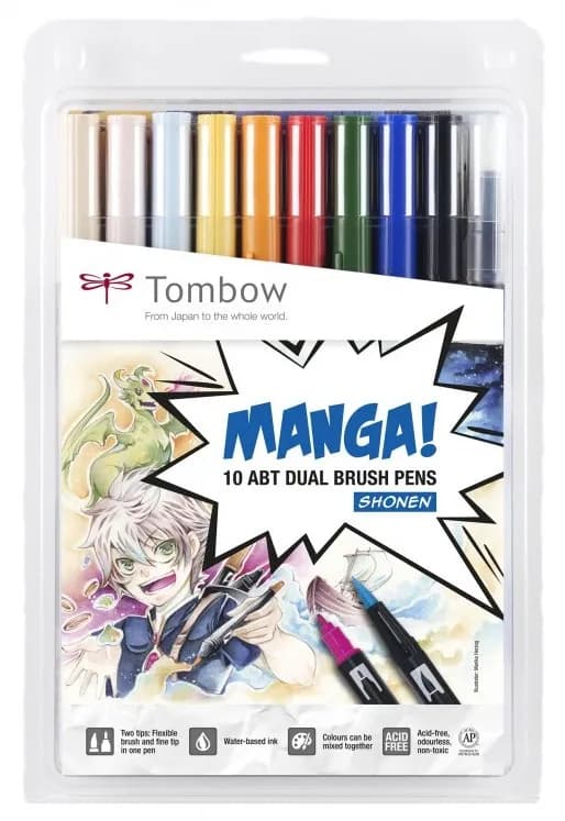 Tombow ABT Dual Brush Manga Shonen (10)