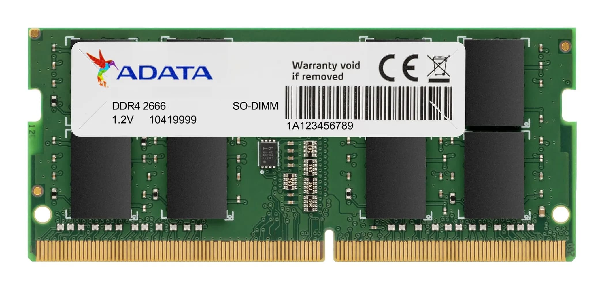 ADATA 16 Gt (1 x 16 Gt) DDR4 2666 MHz, CL19 -muisti
