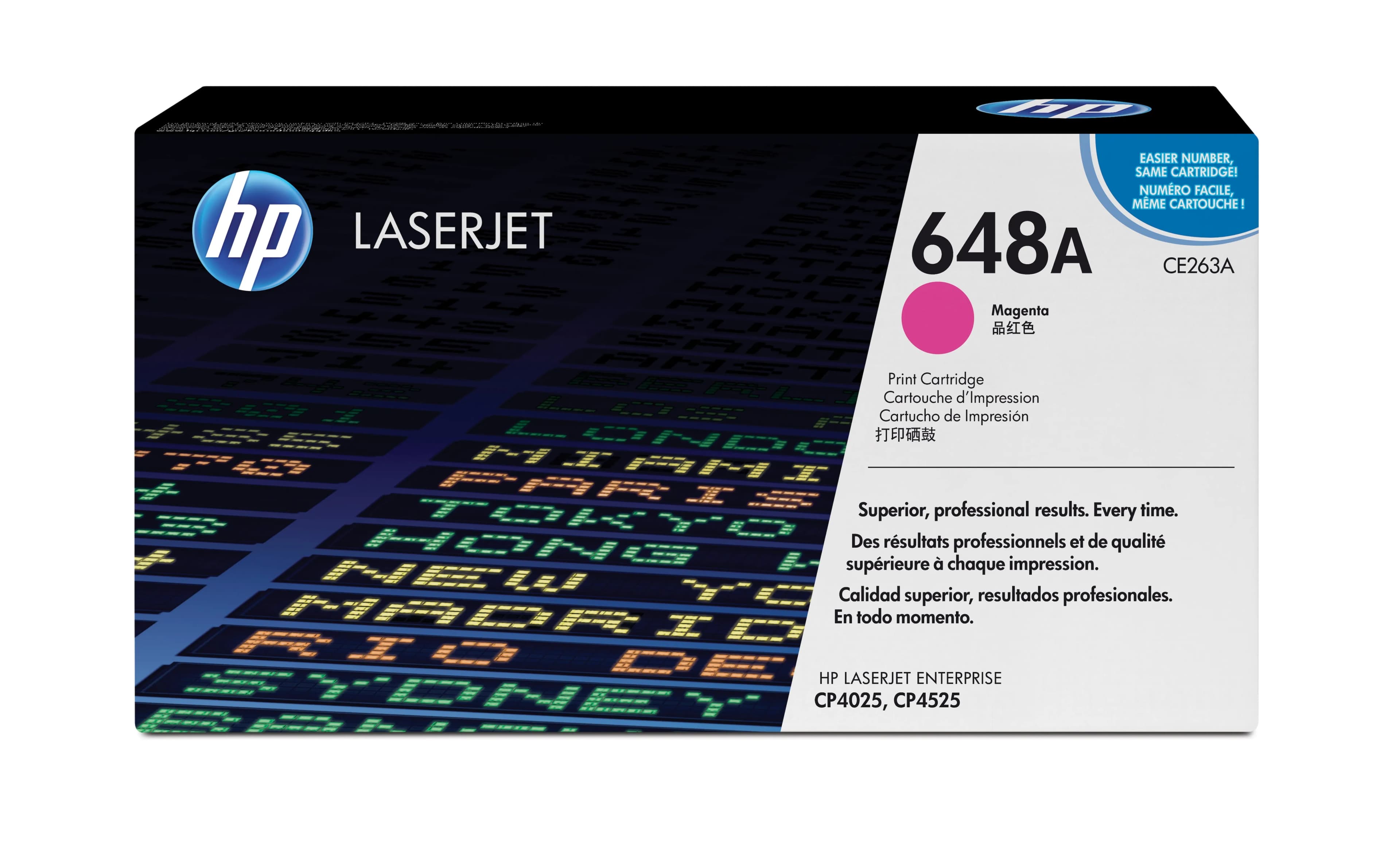 HP CE263A High Yield -laservärikasetti, magenta