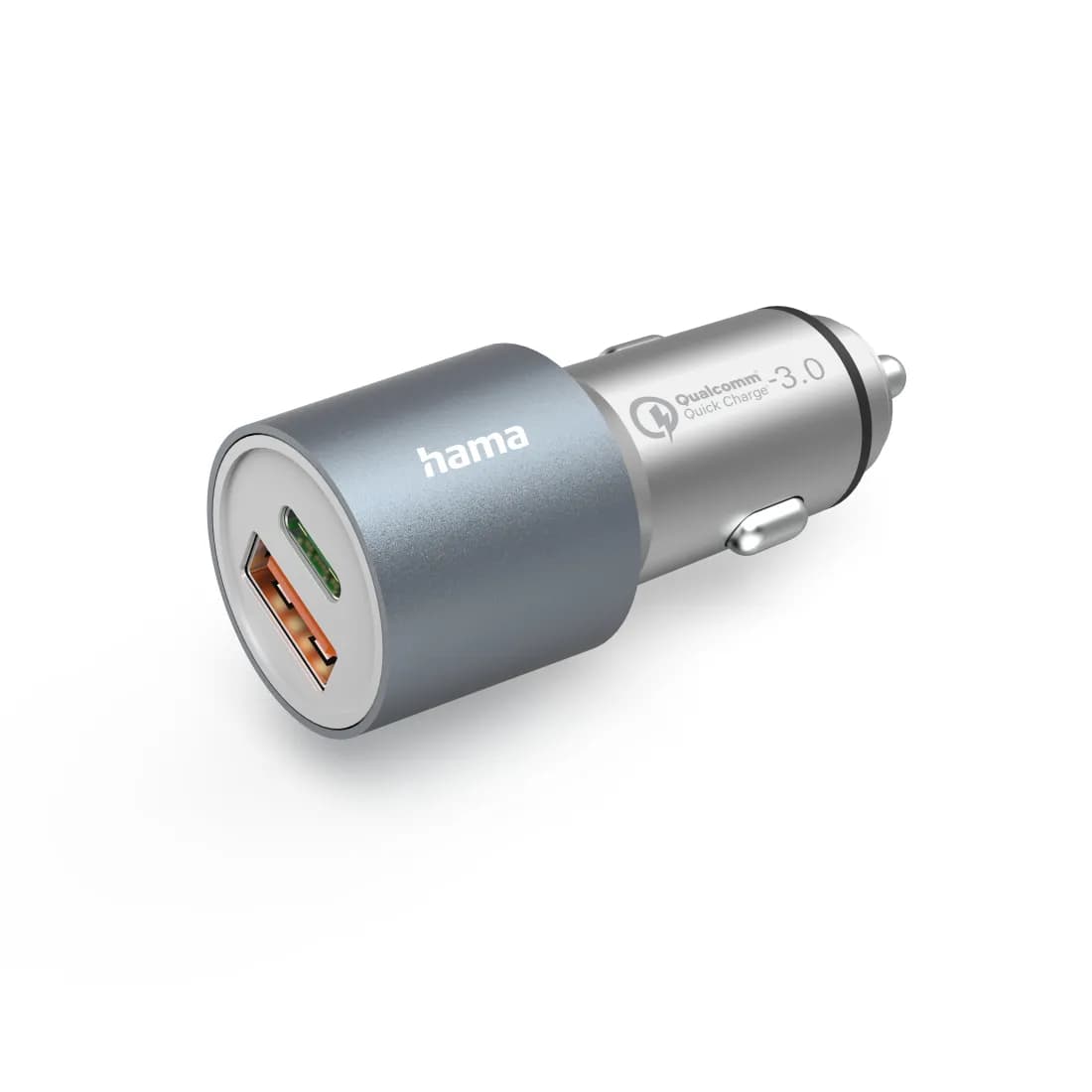 HAMA Car Charger USB-C USB-A PD 38W Metal