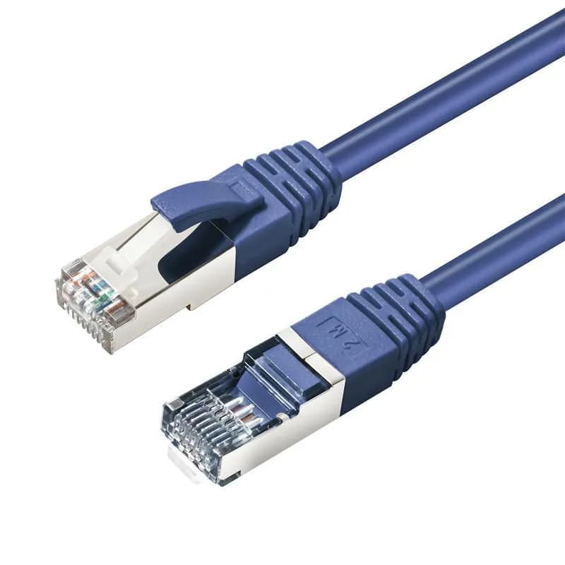MicroConnect Cat6 F/UTP RJ45 10m -verkkokaapeli, sininen
