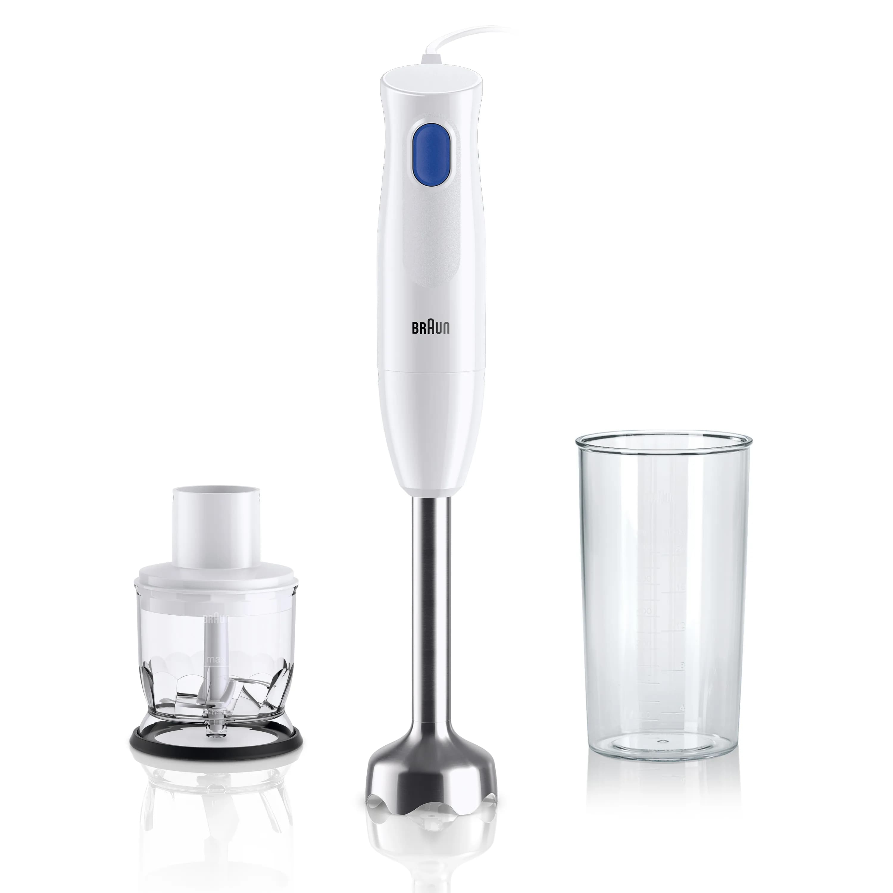 Braun MQ10.201M MultiQuick 1 -sauvasekoitin, valkoinen