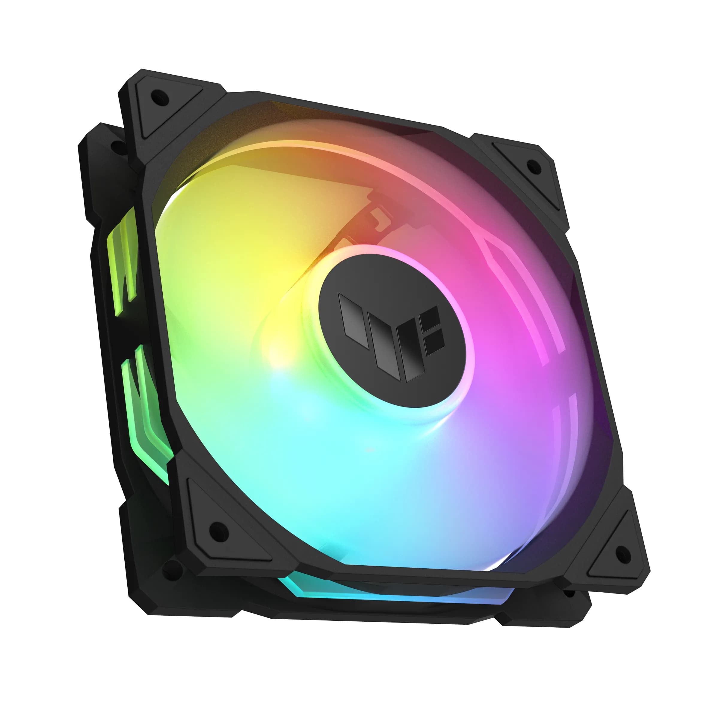 ASUS TUF GAMING TR120 ARGB 120 mm PWM -kotelotuuletin, musta, 3 kpl pakkaus