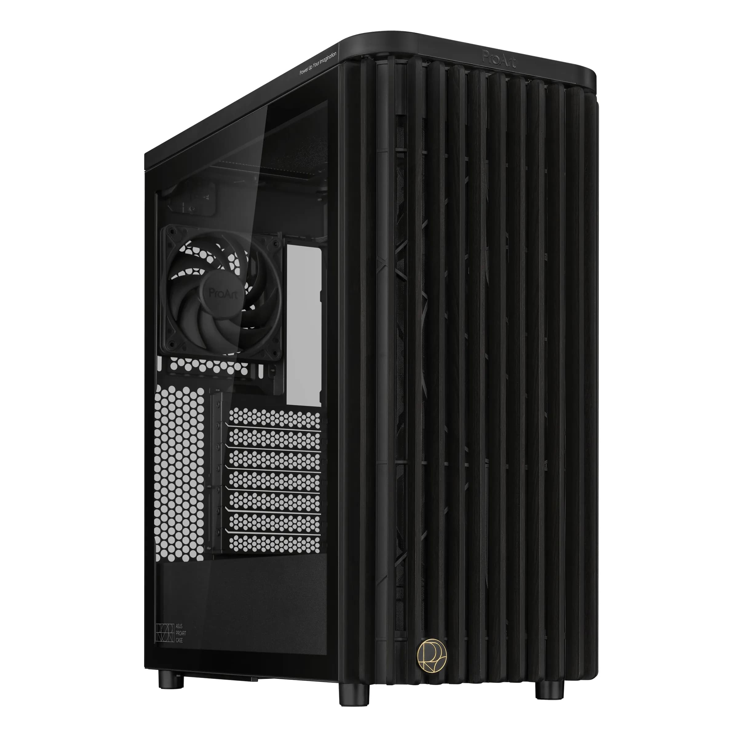 ASUS ProArt PA401 TG -miditornikotelo ikkunalla, musta