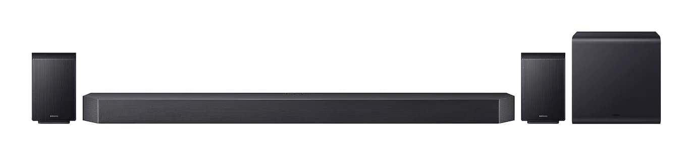 Samsung HW-Q990H 11.1.4 Dolby Atmos soundbar -äänijärjestelmä, langattomalla subwooferilla, Titan Black