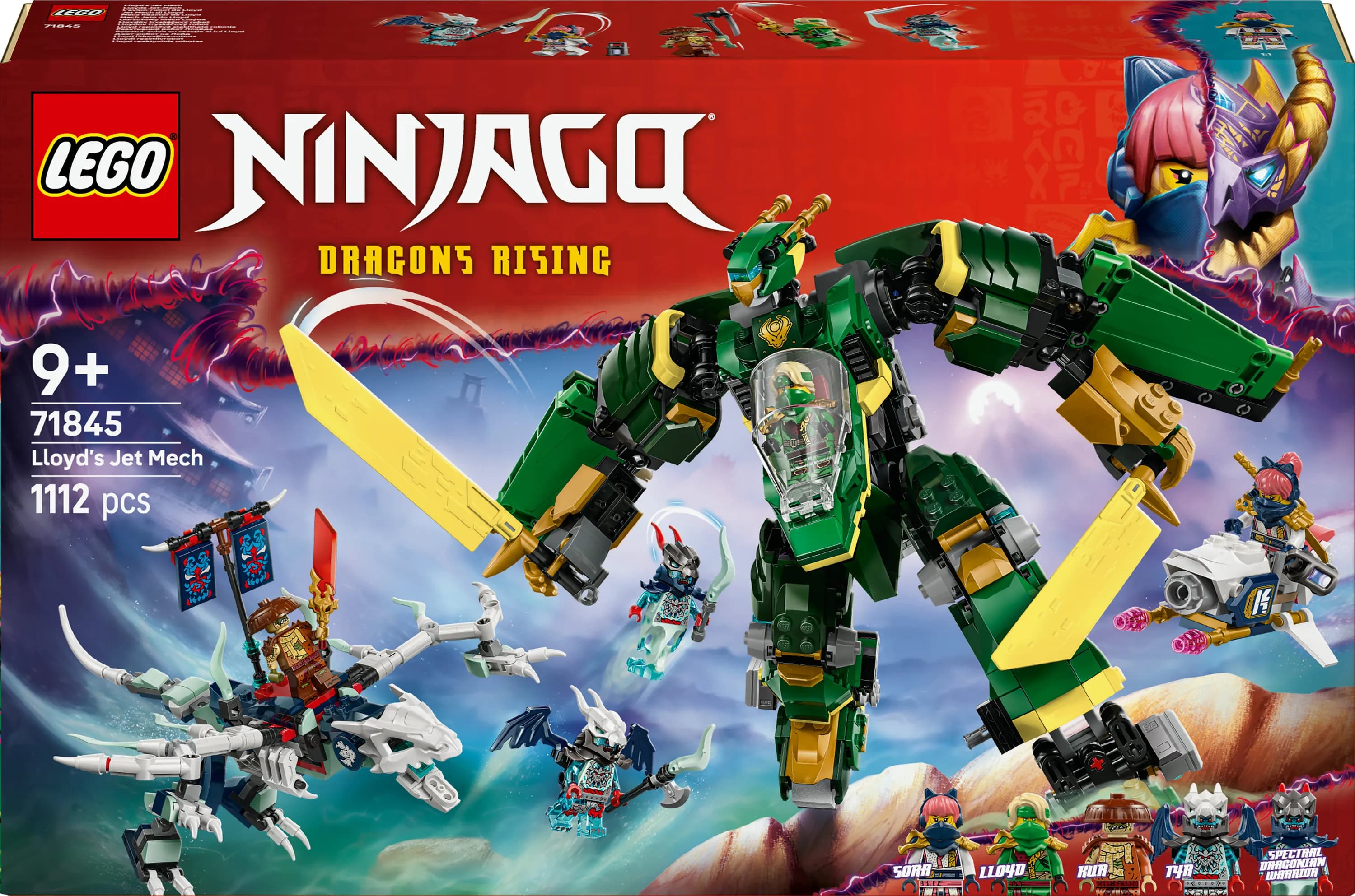 LEGO NINJAGO Lloydin suihkarirobotti 71845