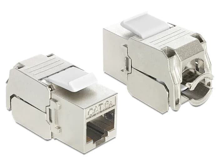 Delock Keystone Module RJ45 jack > LSA Cat.6A STP