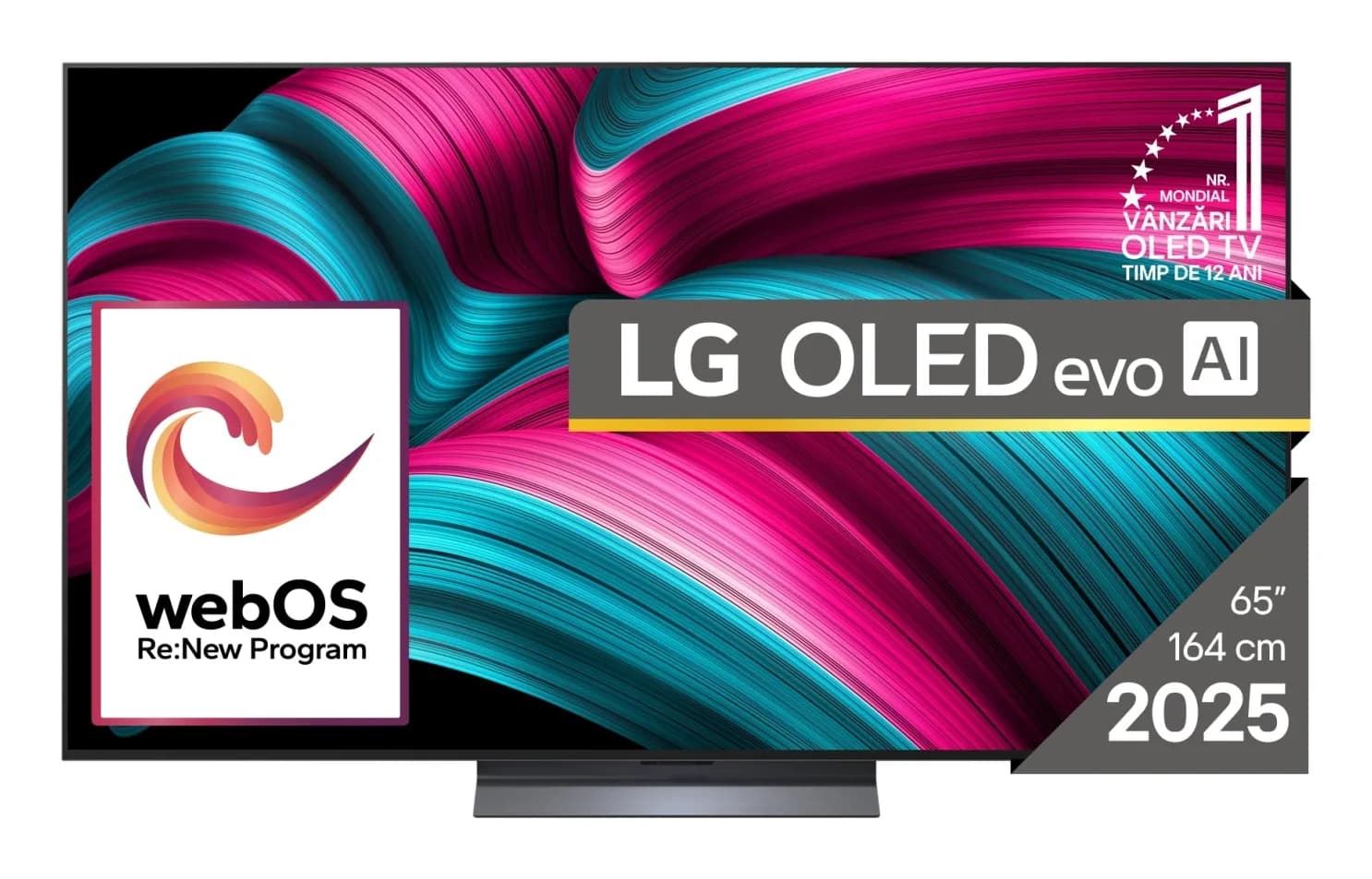 LG OLED65C51LA 65" 4K webOS TV, 144Hz, Dolby Vision, HDR10, HLG