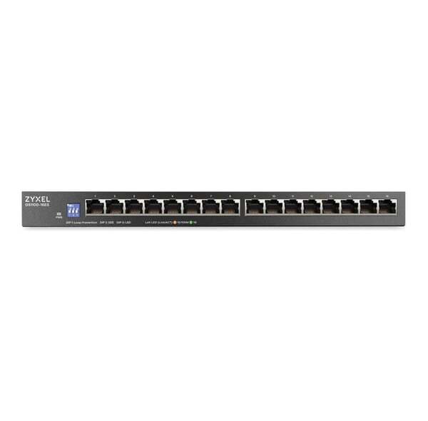 Zyxel GS1100-16ES - 16-porttinen hallitsematon gigabit-kytkin