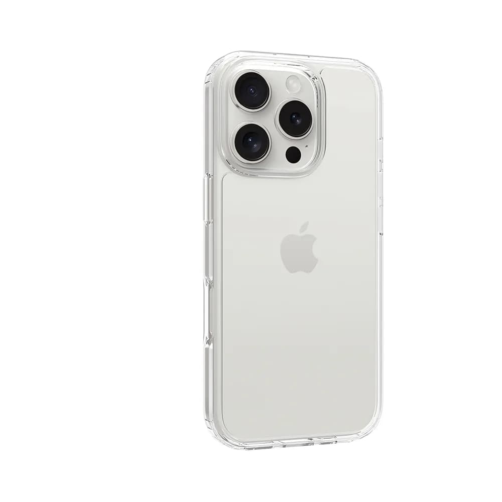 Screenor Bumper, iPhone 16 Pro -suojakuori, Läpinäkyvä